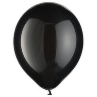 Go Brtly Solid Latex Balloon 12 Rnd Black - 15 Each